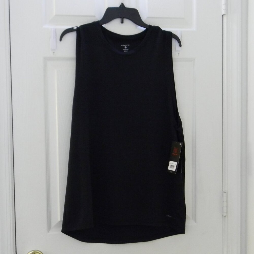 Layer 8 Black Tank Qwick- Dry Sleeveless Size M NWT